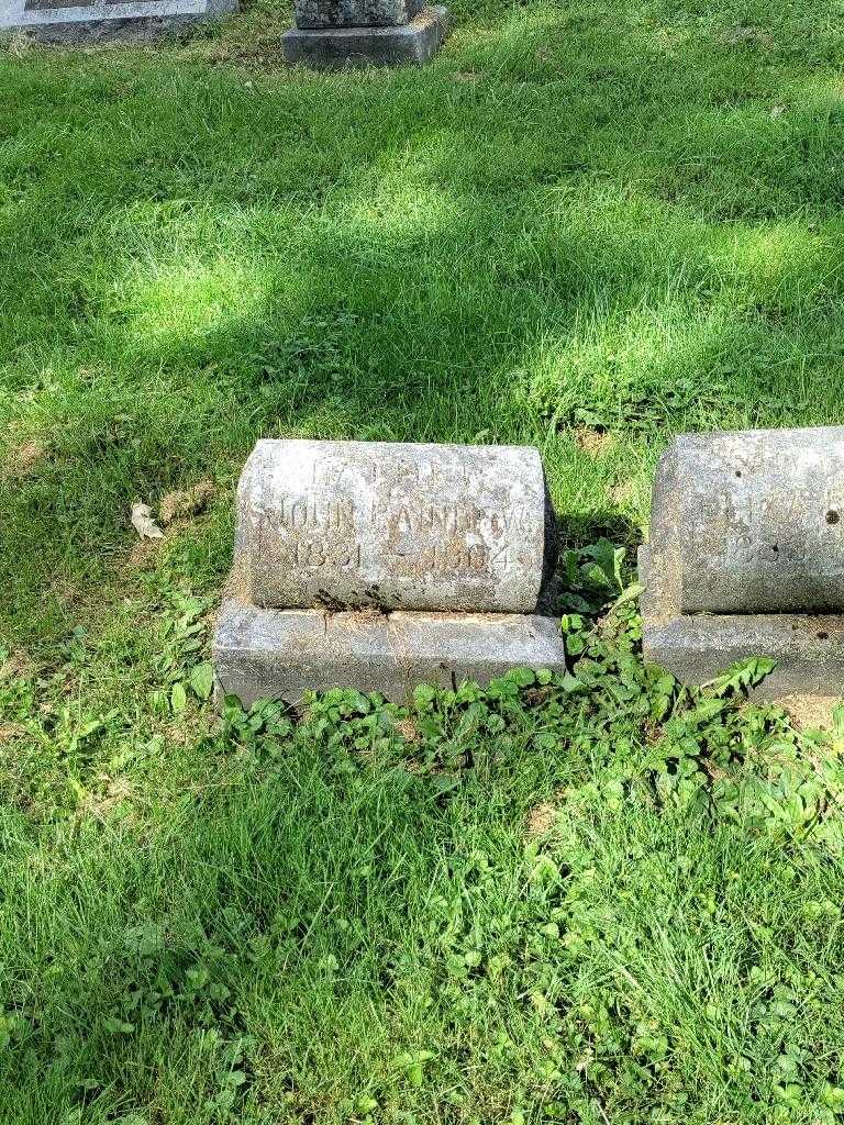 John Rainbow's grave. Photo 2