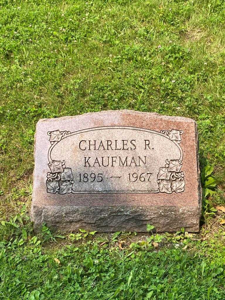 Charles R. Kaufman's grave. Photo 3