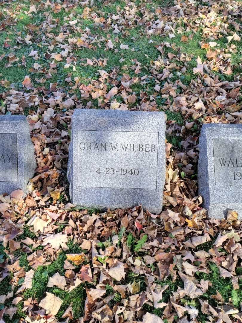 Oran Walter Wilber's grave. Photo 2