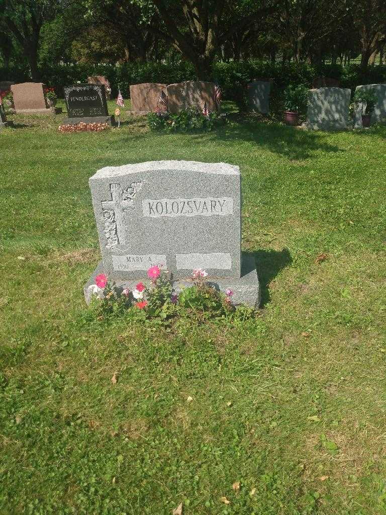 Mary A. Kolozsvary's grave. Photo 1