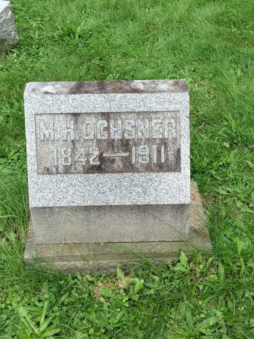 Michael H. Ochsner's grave. Photo 3