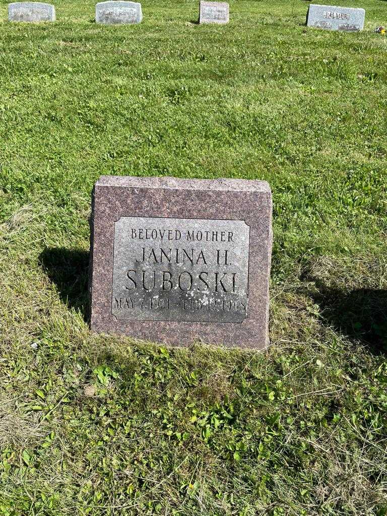 Janina H. Suboski's grave. Photo 2