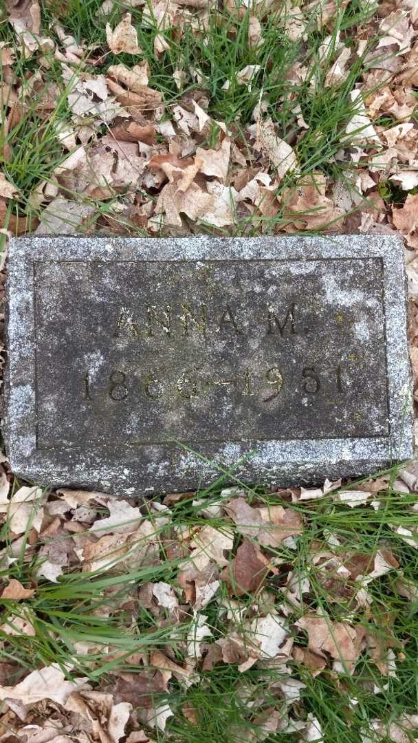 Anna M. Stetson's grave. Photo 3