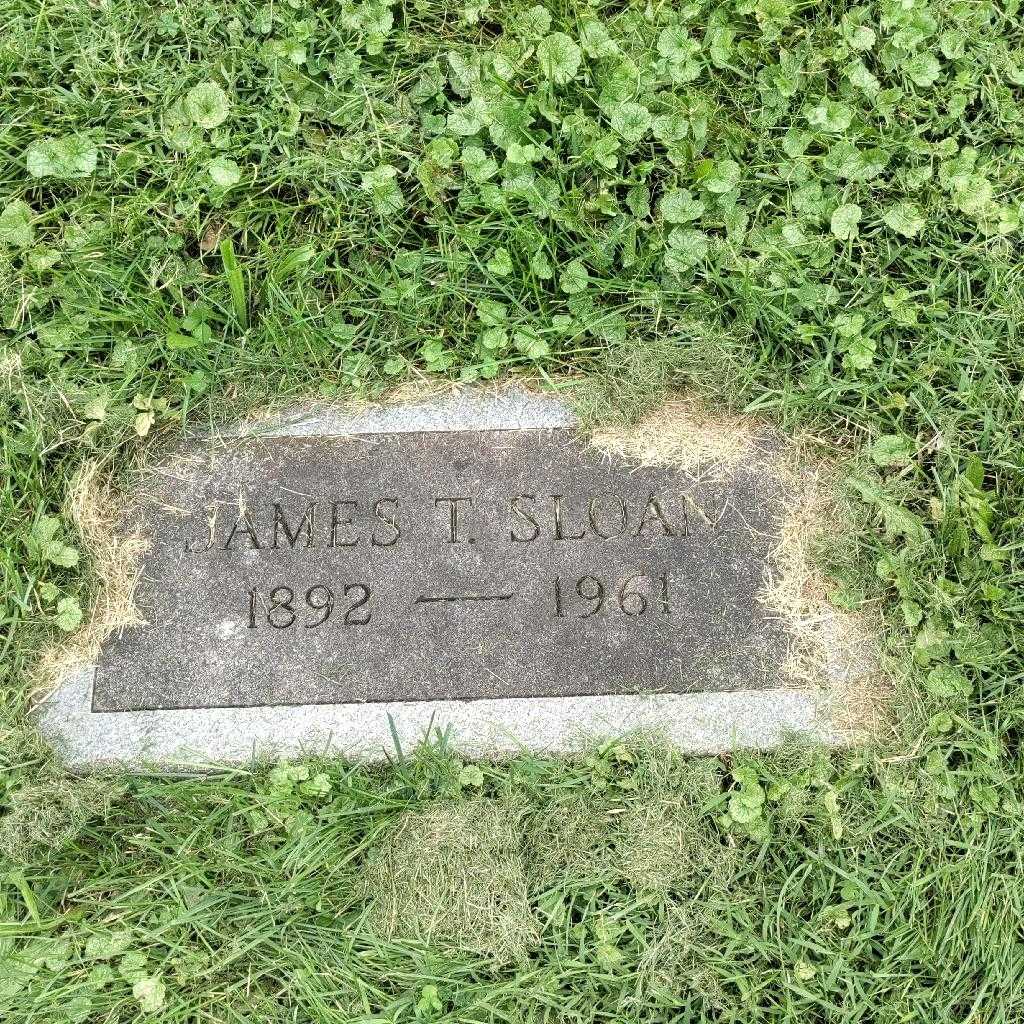 James T. Sloan's grave. Photo 3
