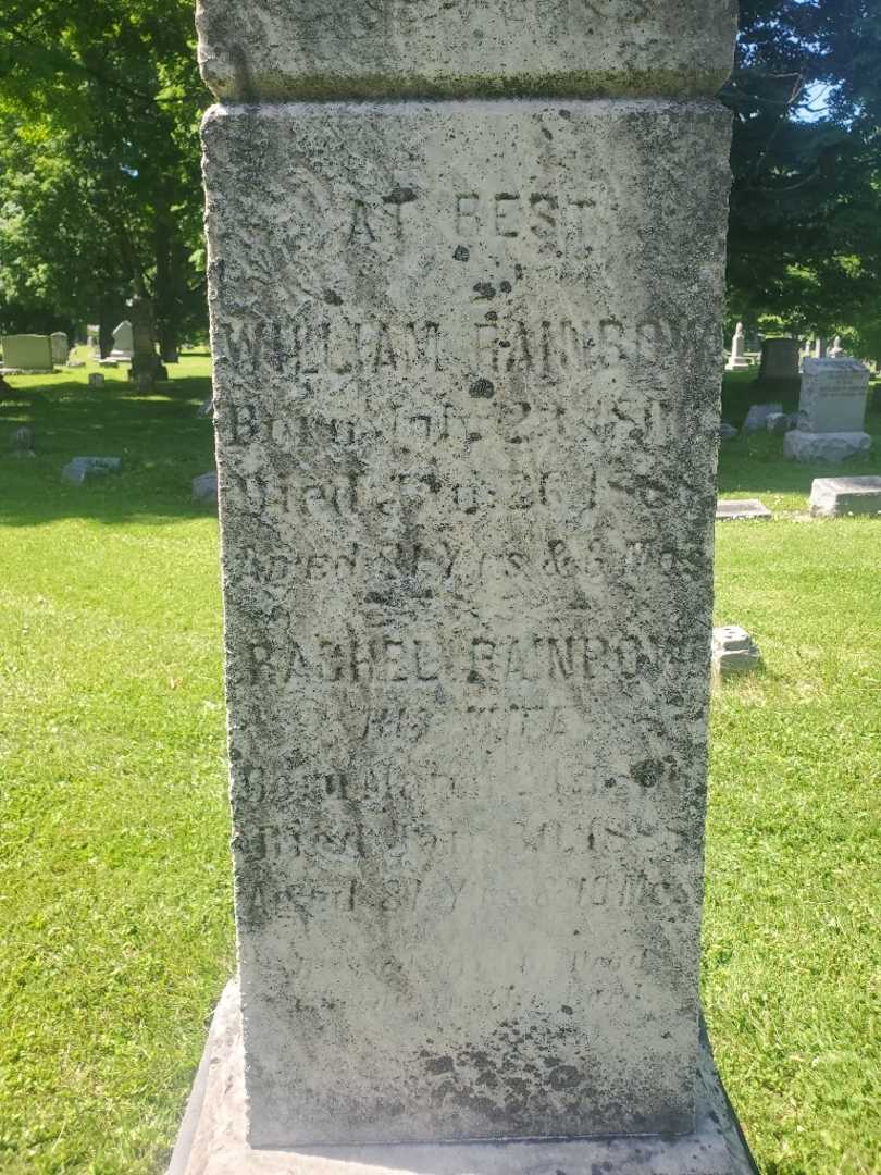 Rachel Rainbow's grave. Photo 4
