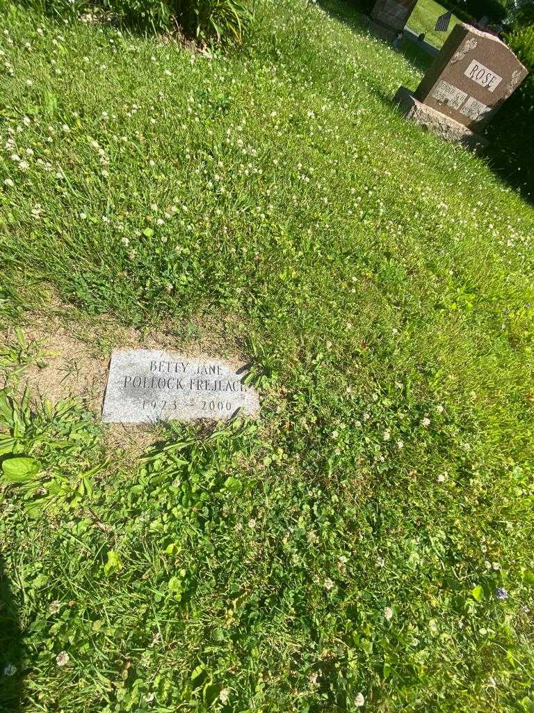 Betty Jane Pollock Frejlach's grave. Photo 1