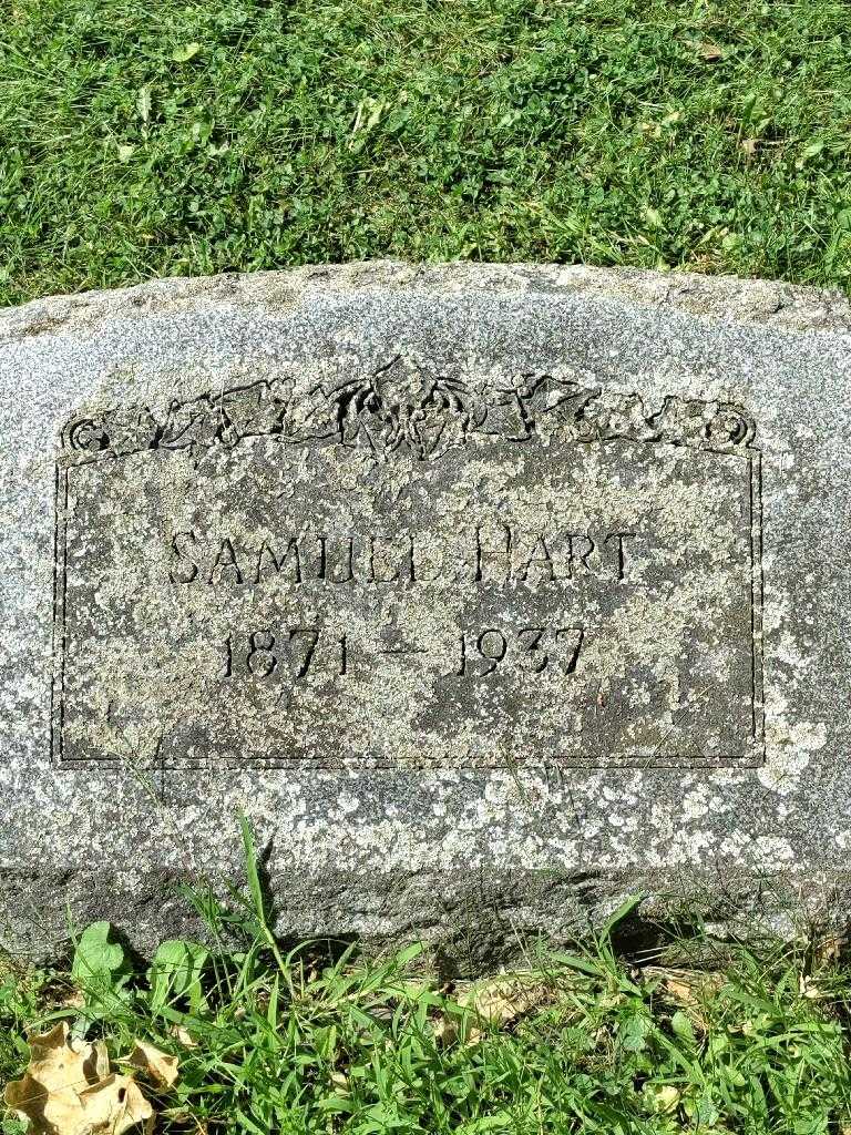 Samuel James Hart's grave. Photo 3