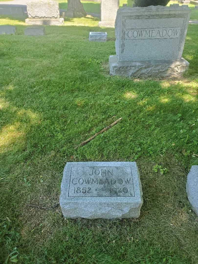 John Cowmeadow's grave. Photo 2