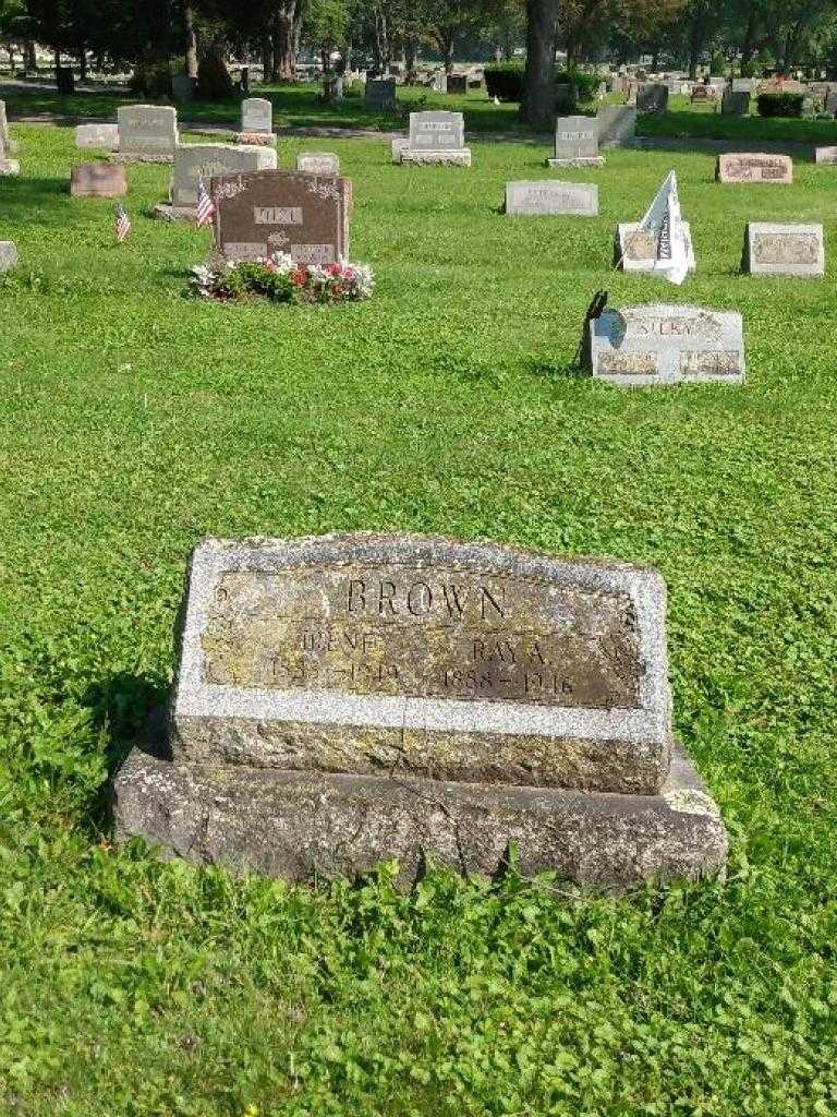 Ray A. Brown's grave. Photo 3