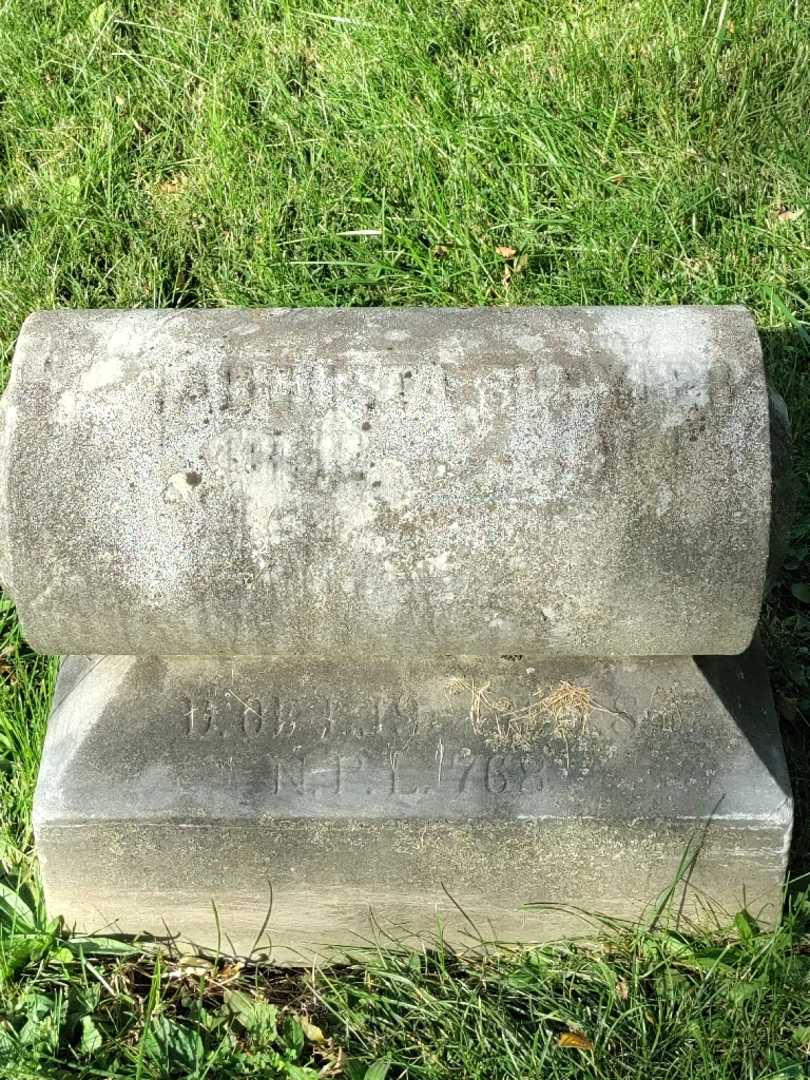 Augusta Bleyler's grave. Photo 3