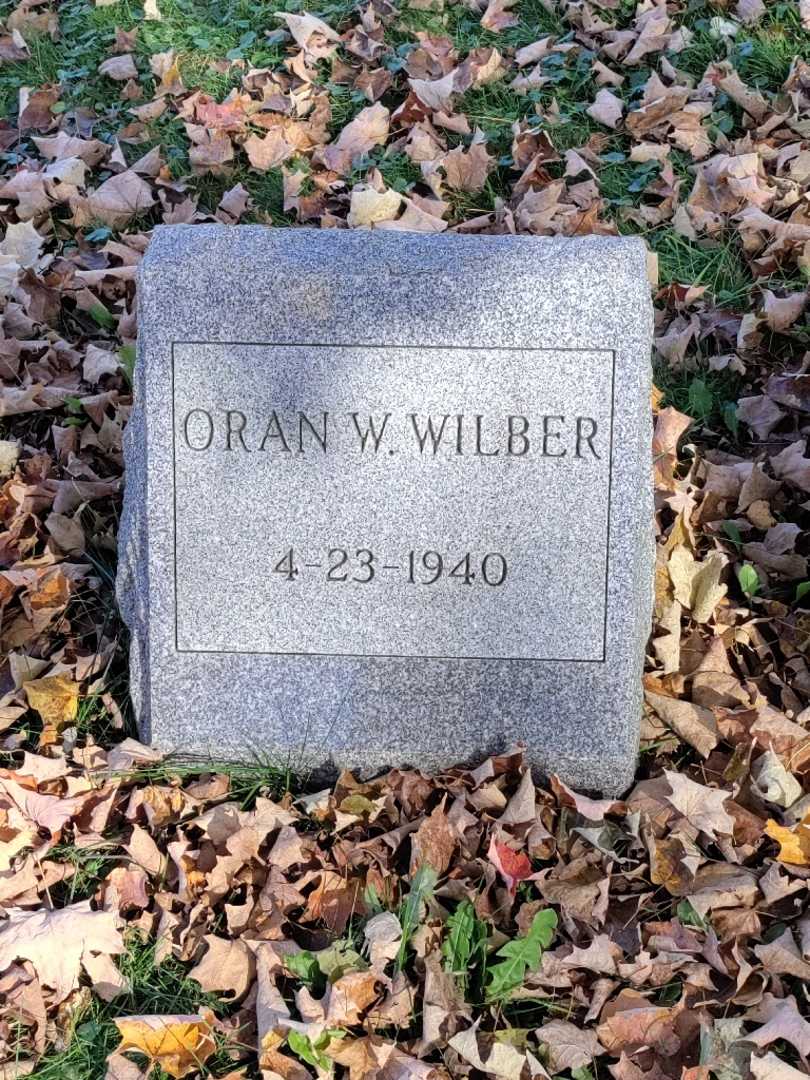 Oran Walter Wilber's grave. Photo 3