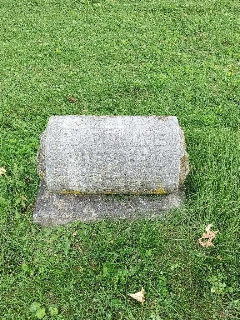 Caroline Goettel's grave. Photo 2