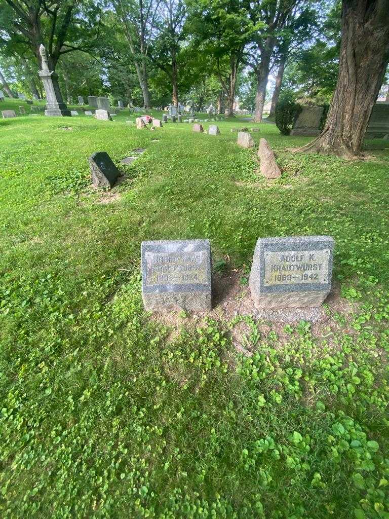 Rosina Haas Krautwurst's grave. Photo 1