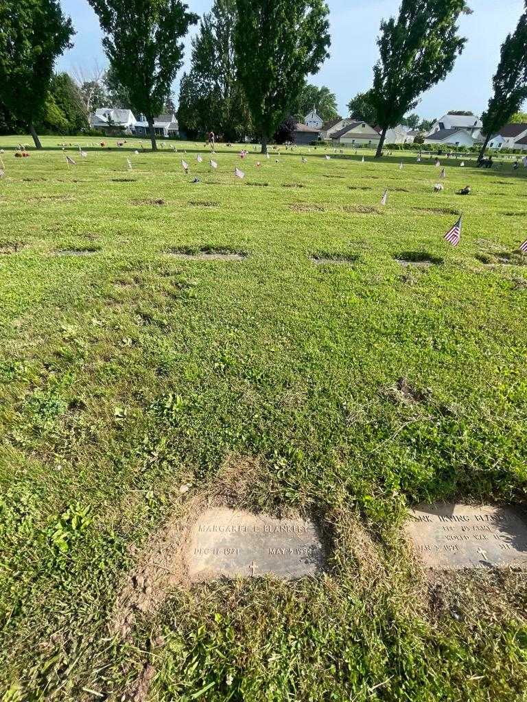 Margaret E. Blankley's grave. Photo 1