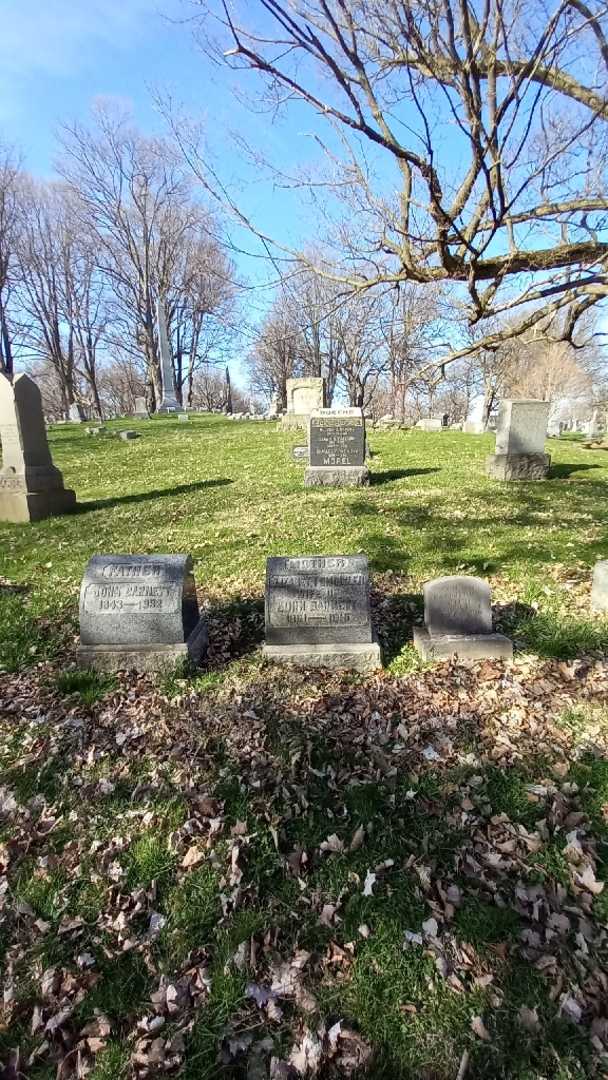 Elizabeth D. Smingler Barnett's grave. Photo 1