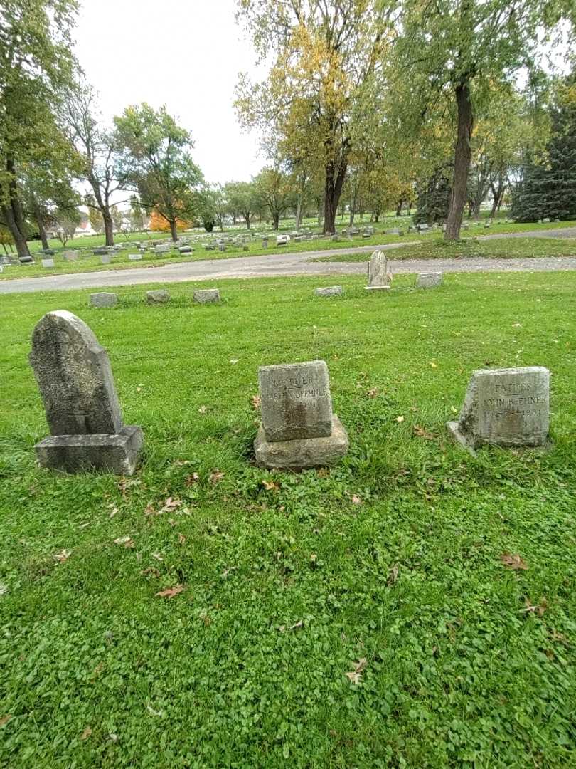 Martha E. Beehner's grave. Photo 1