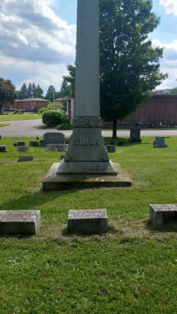 Anna Simon's grave. Photo 1