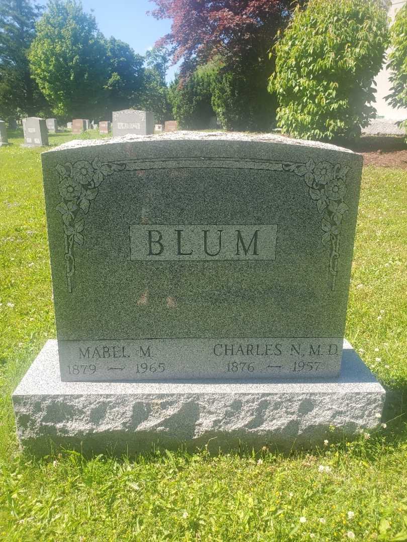 Doctor Charles N. Blum's grave. Photo 3