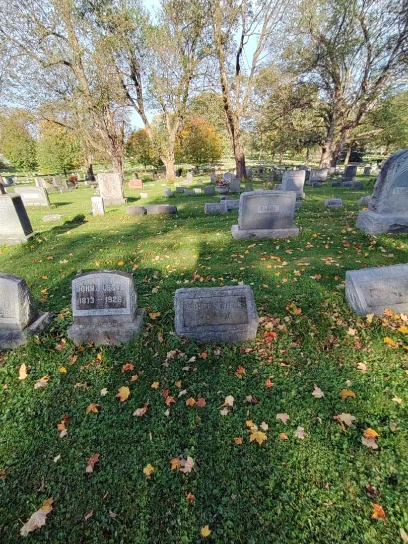 Esther J. Switzer's grave. Photo 1