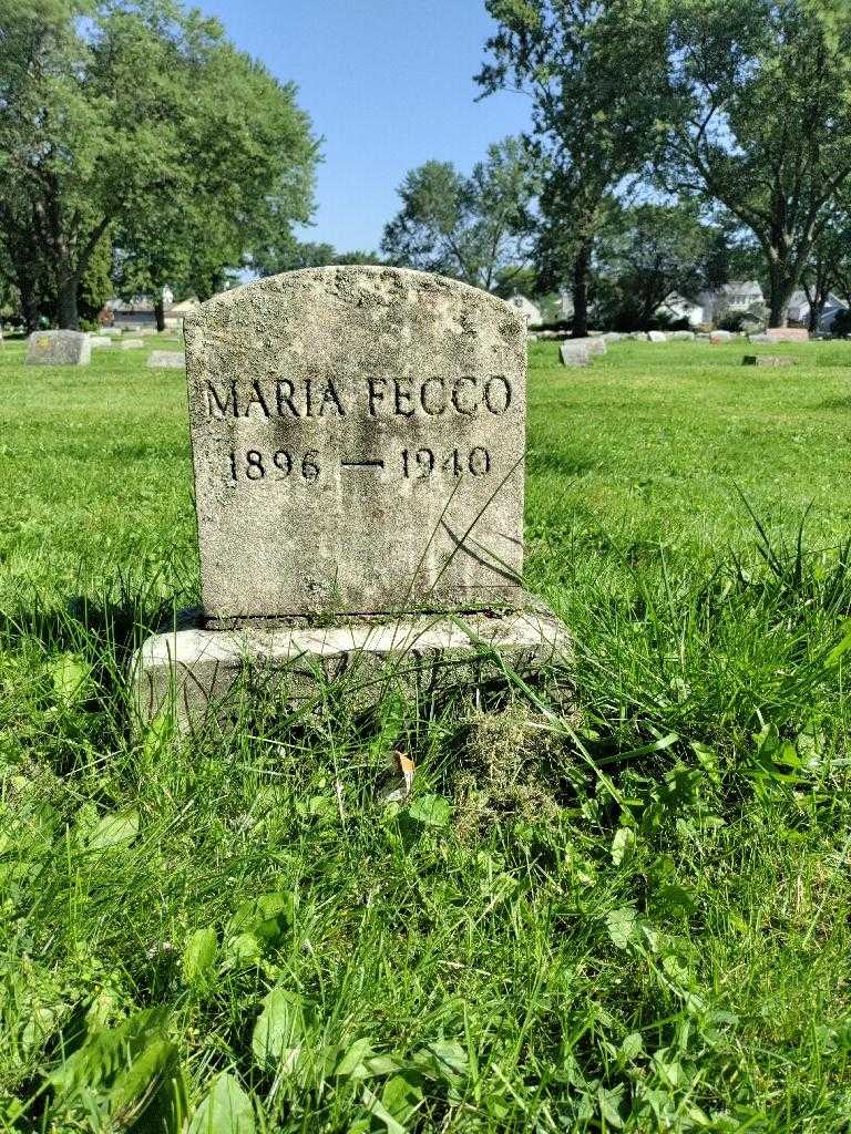 Maria Fecco's grave. Photo 2