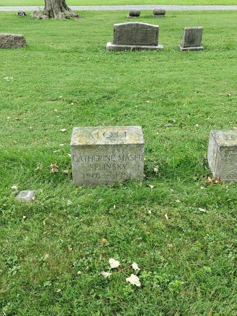 Catherine Maser Selinsky's grave. Photo 2