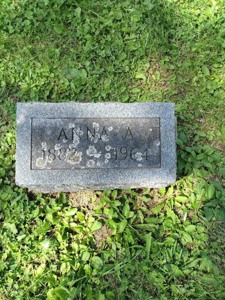 Anna A. Hoppe's grave. Photo 3