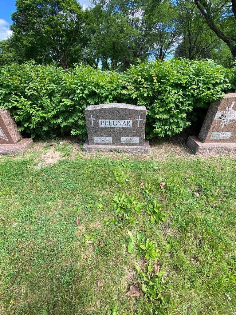 Anne Pregnar's grave. Photo 1