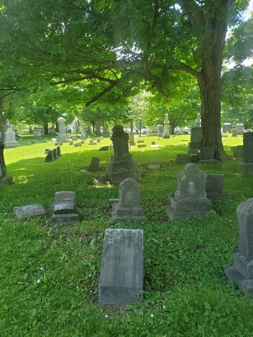 Arthur M. "Albert" Amon's grave. Photo 2