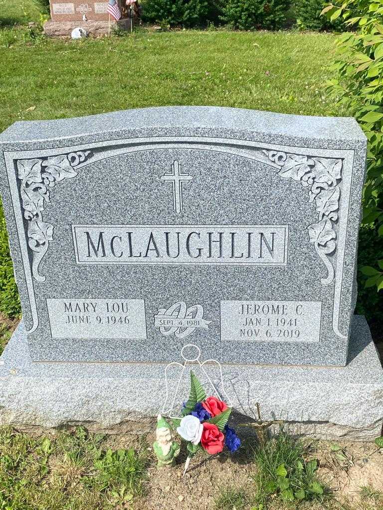 Jerome C. McLaughlin's grave. Photo 1