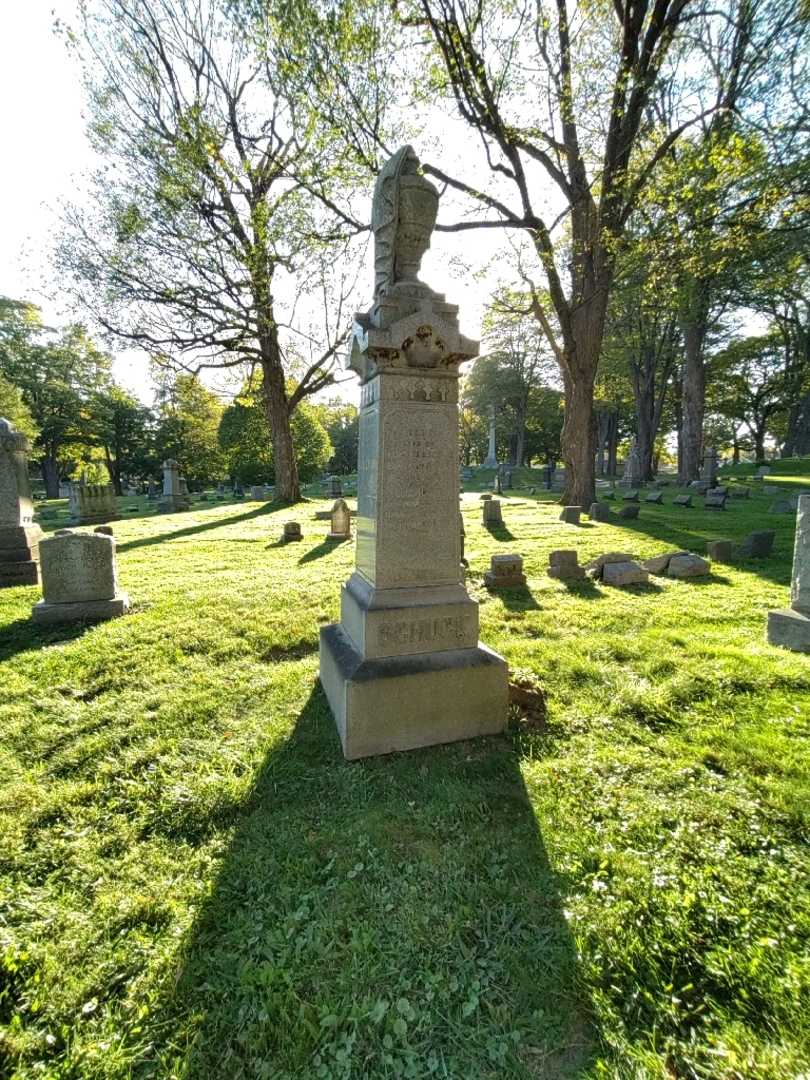 Rachel Schuck's grave. Photo 1