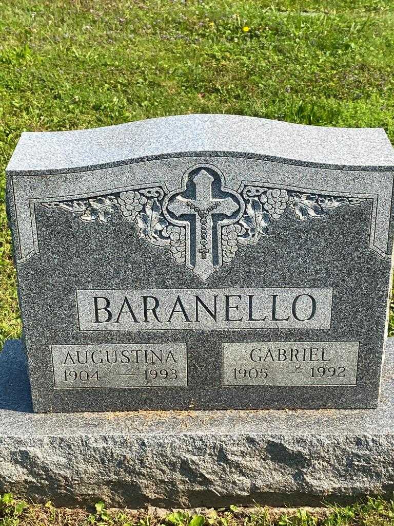 Augustina Baranello's grave. Photo 3