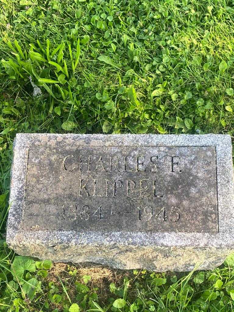 Charles F. Klippel's grave. Photo 3