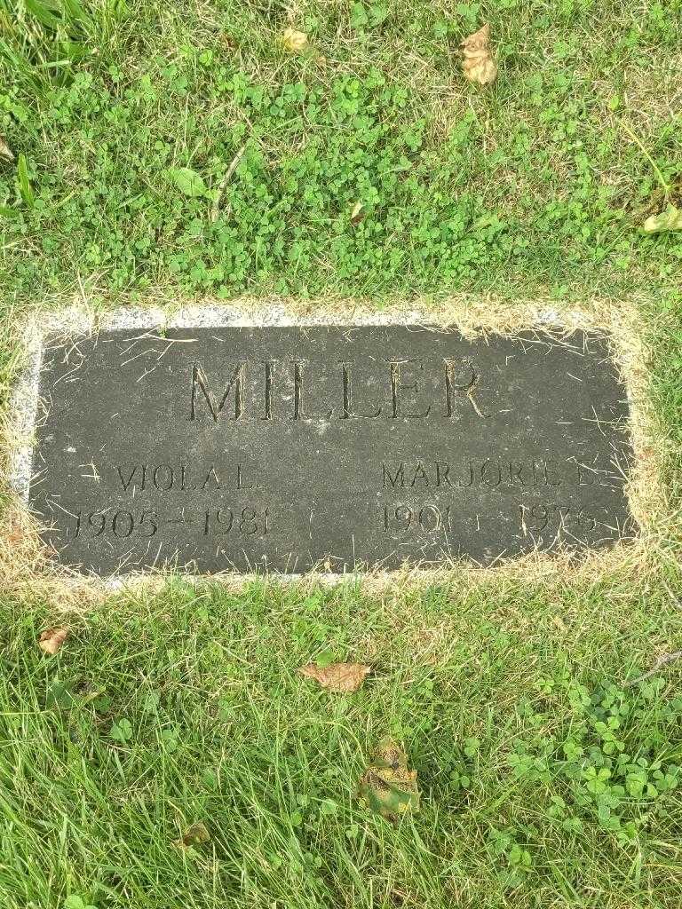 Marjorie L. Miller's grave. Photo 2