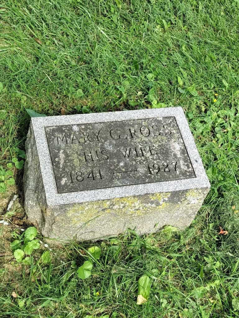 Mary G. Selmar Ross's grave. Photo 3