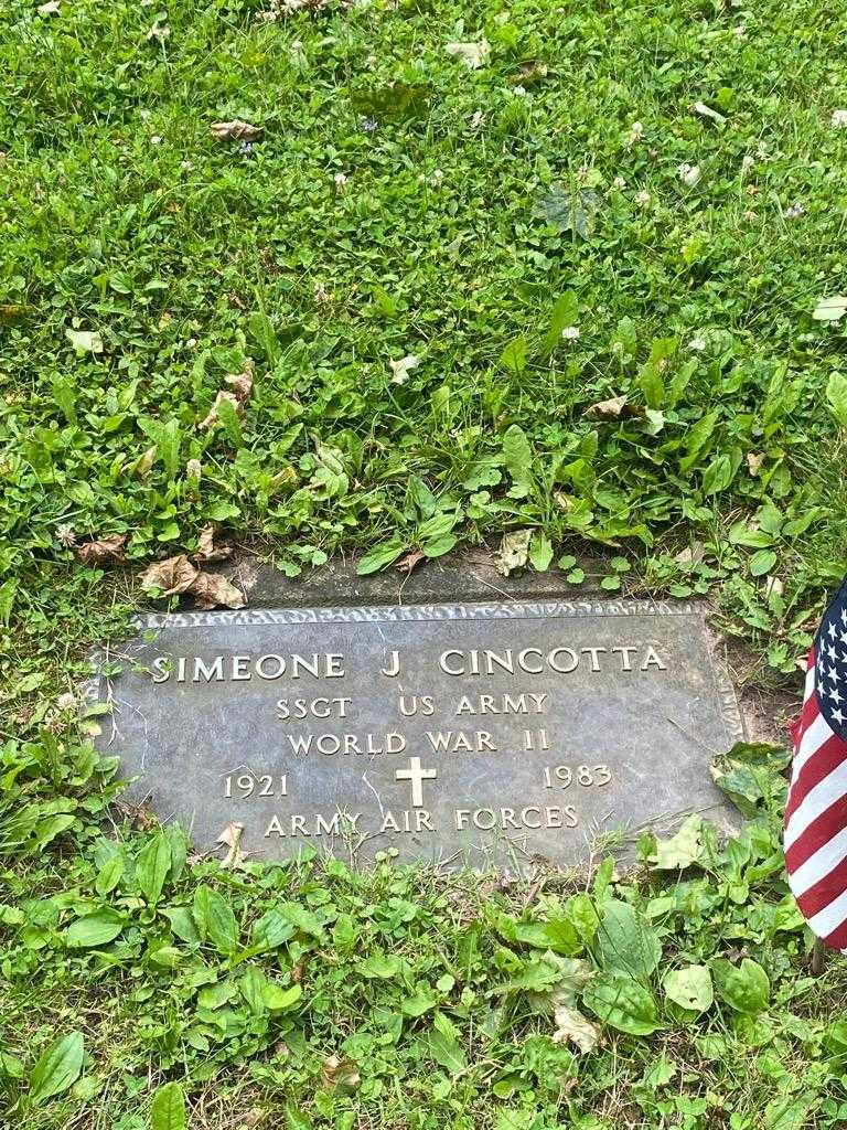 Simeone J. Cincotta's grave. Photo 4