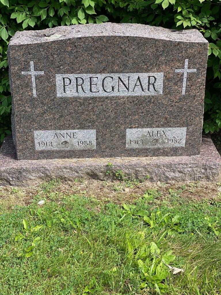 Anne Pregnar's grave. Photo 3