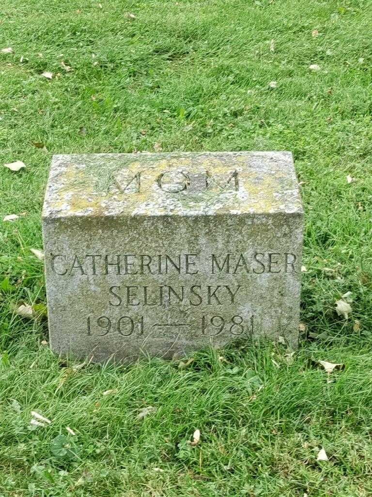 Catherine Maser Selinsky's grave. Photo 3