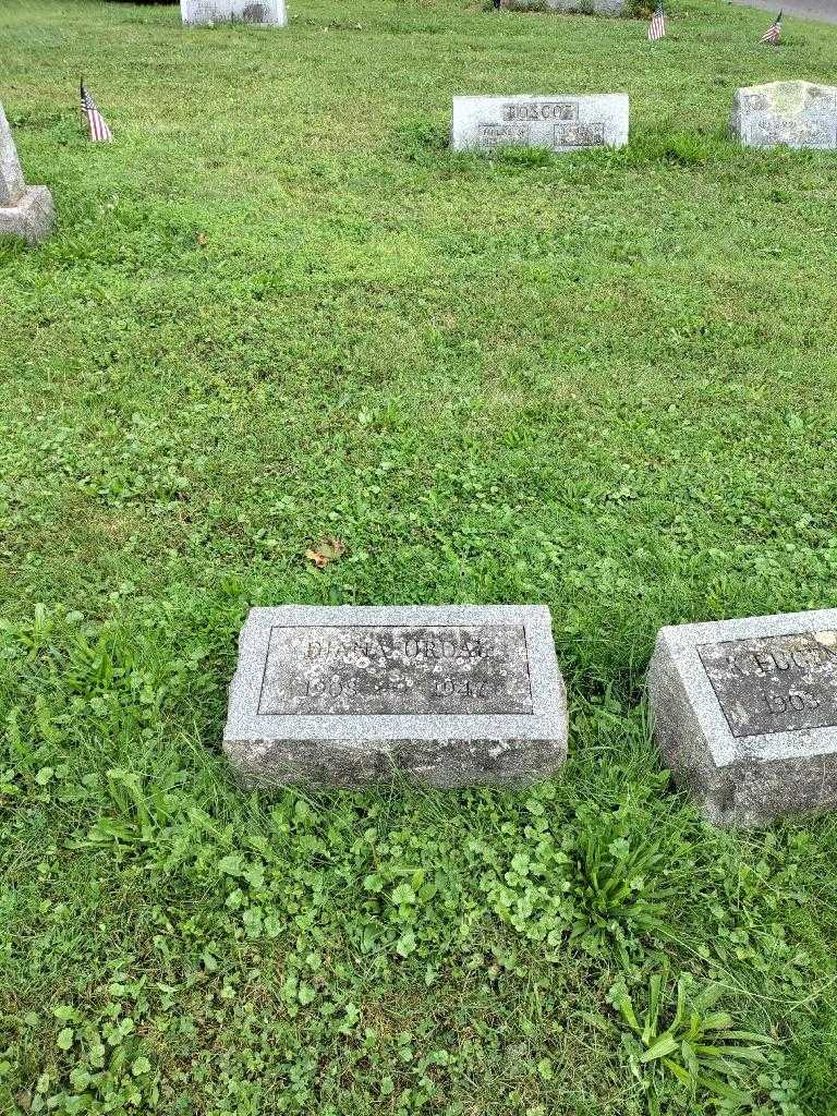 Diana Urdal's grave. Photo 1