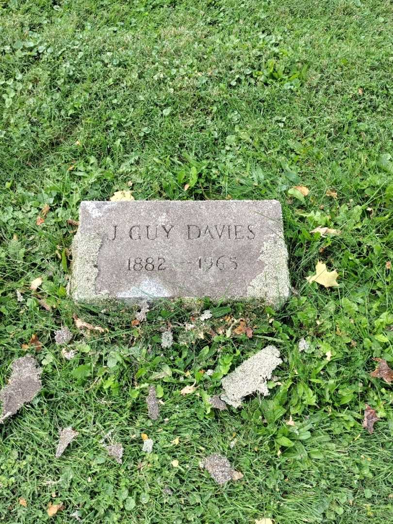 John Guy Davies's grave. Photo 2