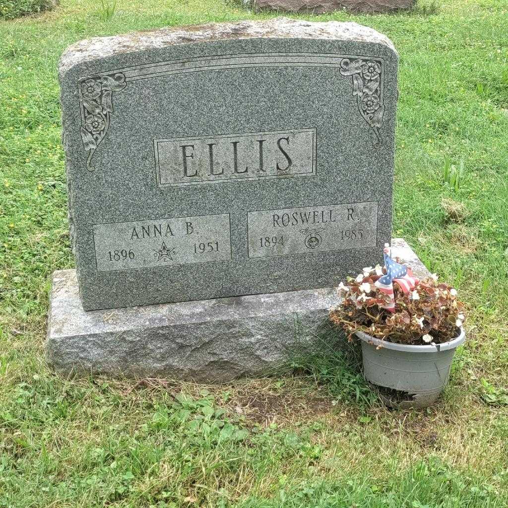 Anna B. Ellis's grave. Photo 2