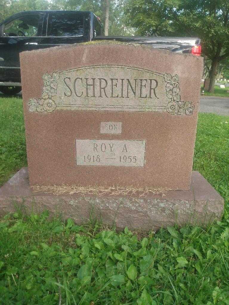 Roy A. Schreiner's grave. Photo 3