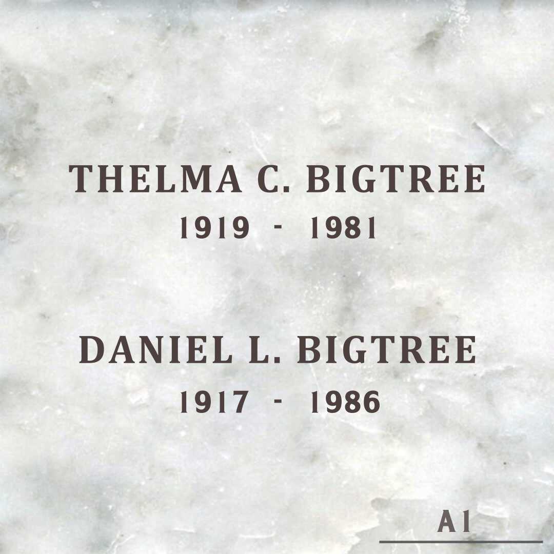 Thelma C. Bigtree's grave