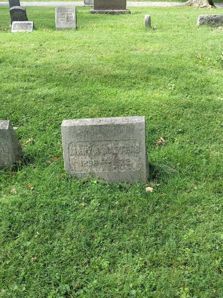 Mary A. Masters's grave. Photo 3