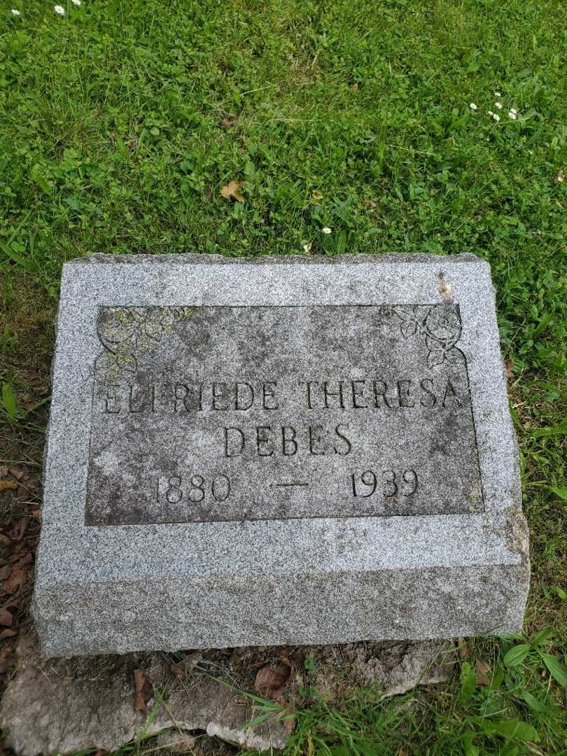 Elfriede Theresa S. Debes's grave. Photo 4