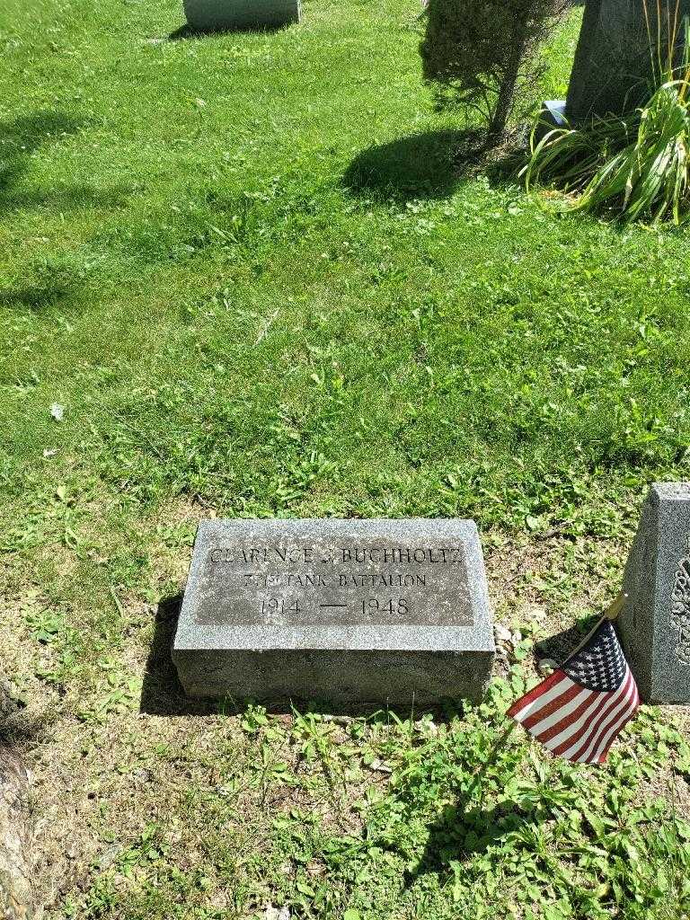 Clarence J. Buckhholtz's grave. Photo 1