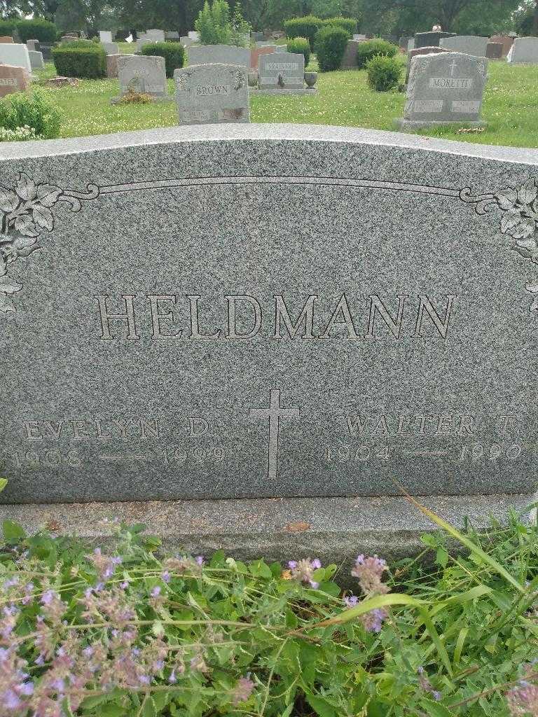 Walter T. Heldmann's grave. Photo 1