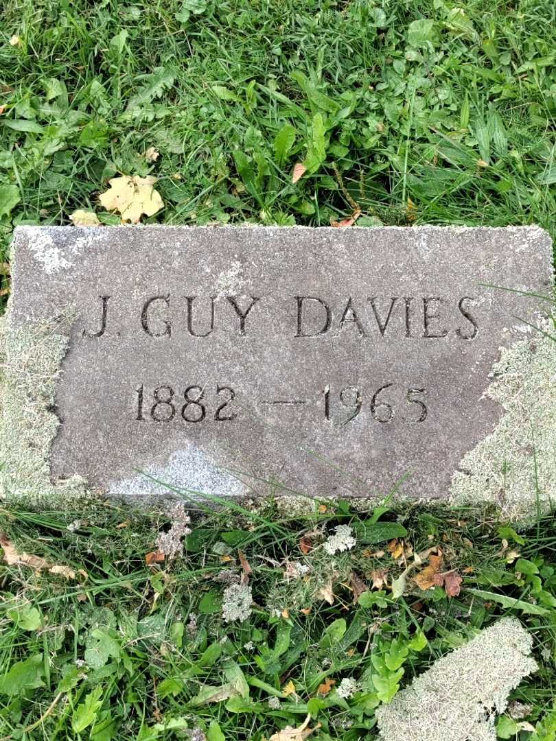 John Guy Davies's grave. Photo 3