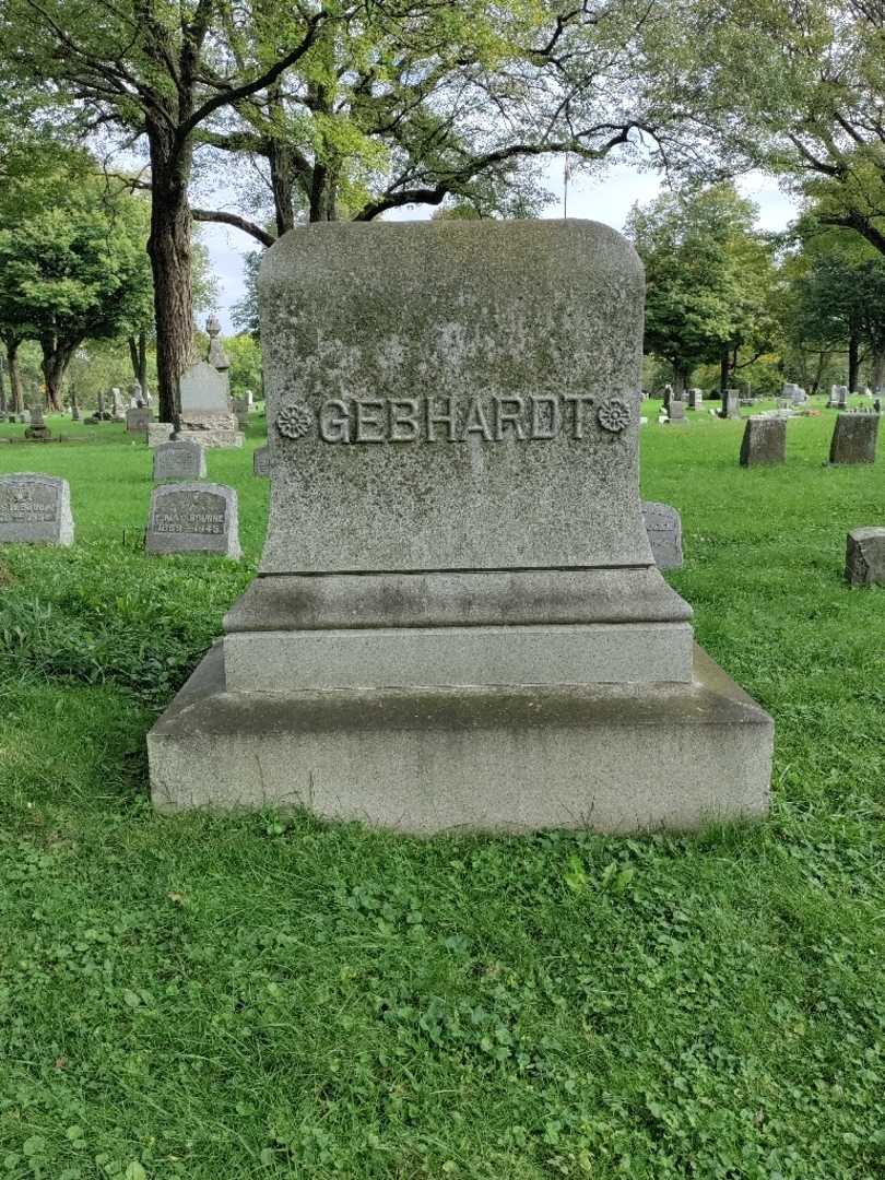 Mary Gebhardt's grave. Photo 4