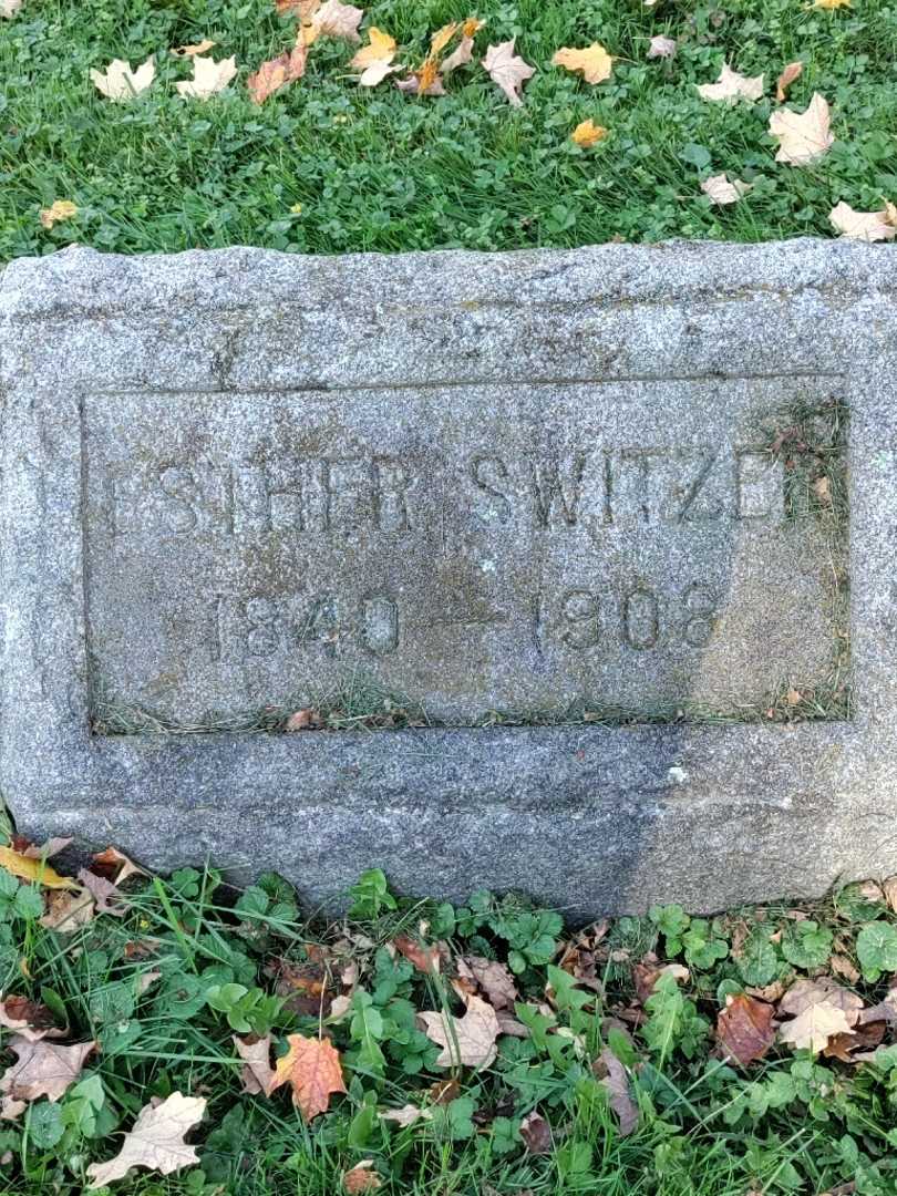 Esther J. Switzer's grave. Photo 3