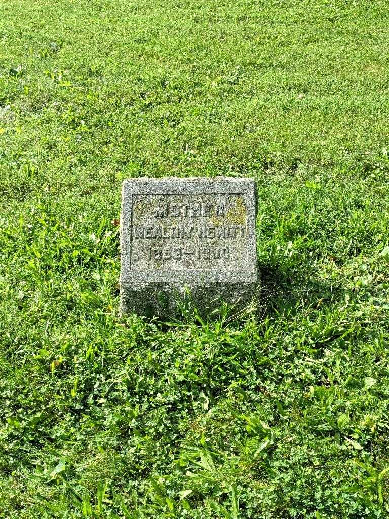 Wealthy E. Hewitt's grave. Photo 2